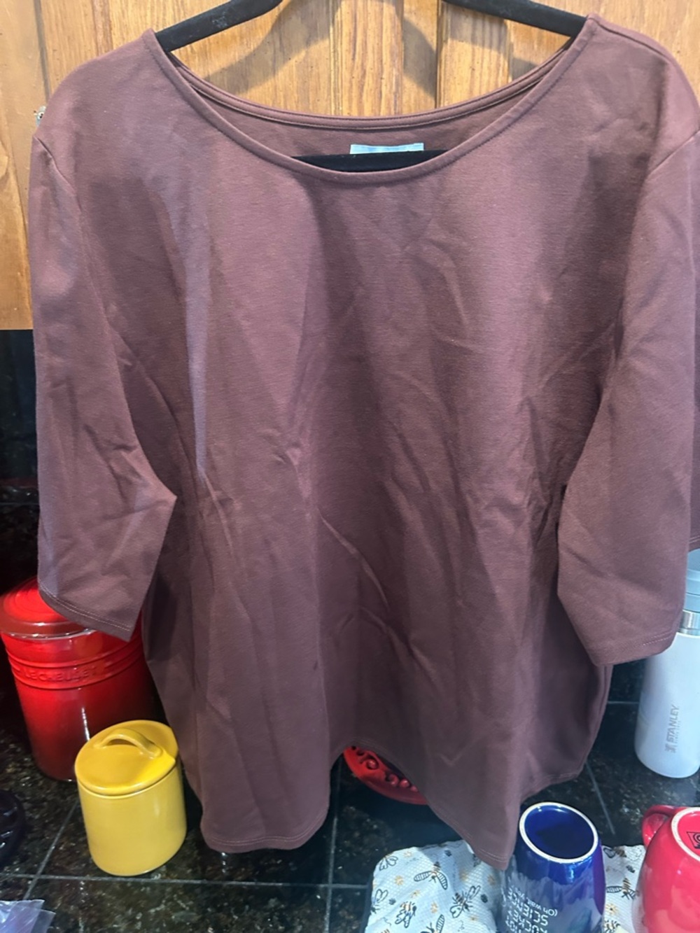 Ripley Radar Relaxed Short Sleeve Tee in Brown